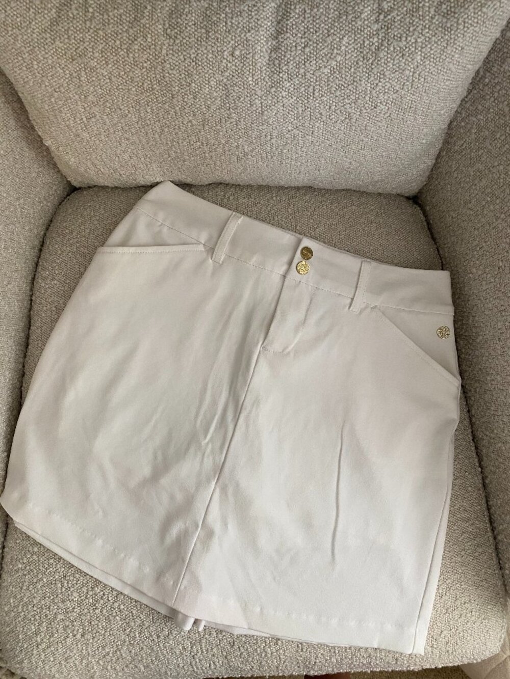 Lilly Pulitzer | Luxletic Sybil Skort in White - Picture 5 of 14